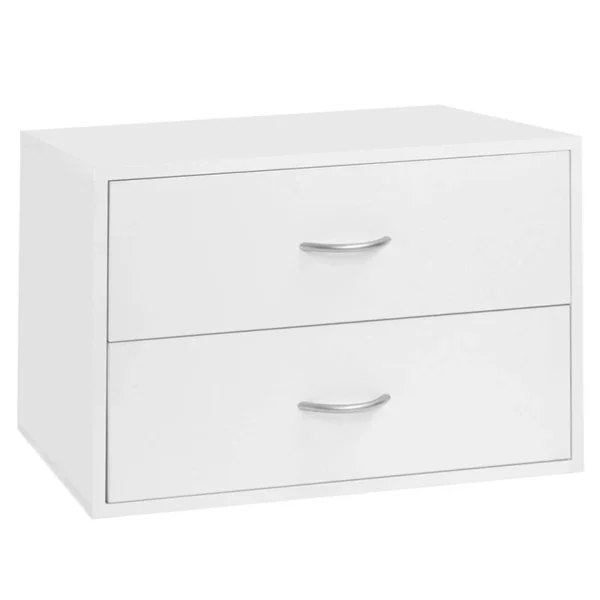 Freedomrail 2-drawer O-box - White, 24" W X 14" D X 16" H, Steel