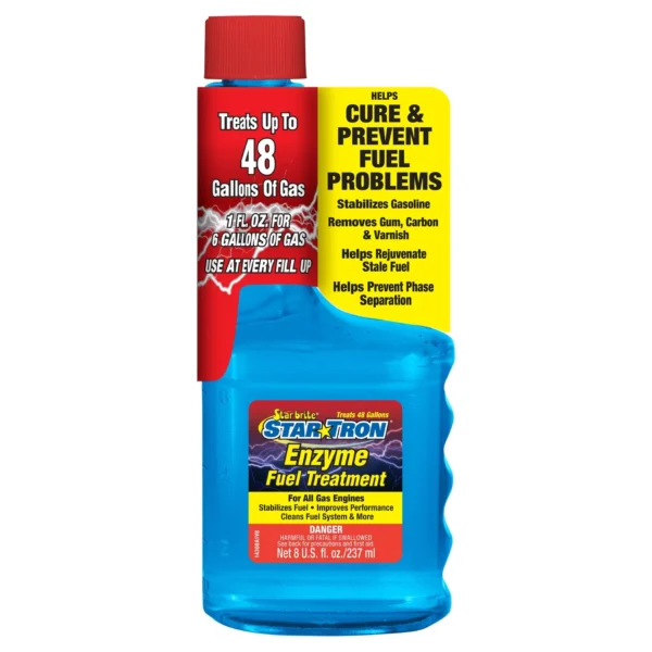 Star Tron 8 Oz. Enzyme Gasoline Fuel Treatment For All Engines