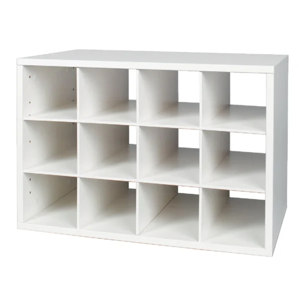 Freedomrail Cubby White Organization Box - 24" W X 14" D X 16" H